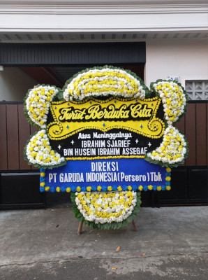 Papan Bunga Duka di Pasuruan