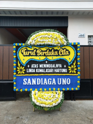 Papan Bunga Duka di Pasuruan